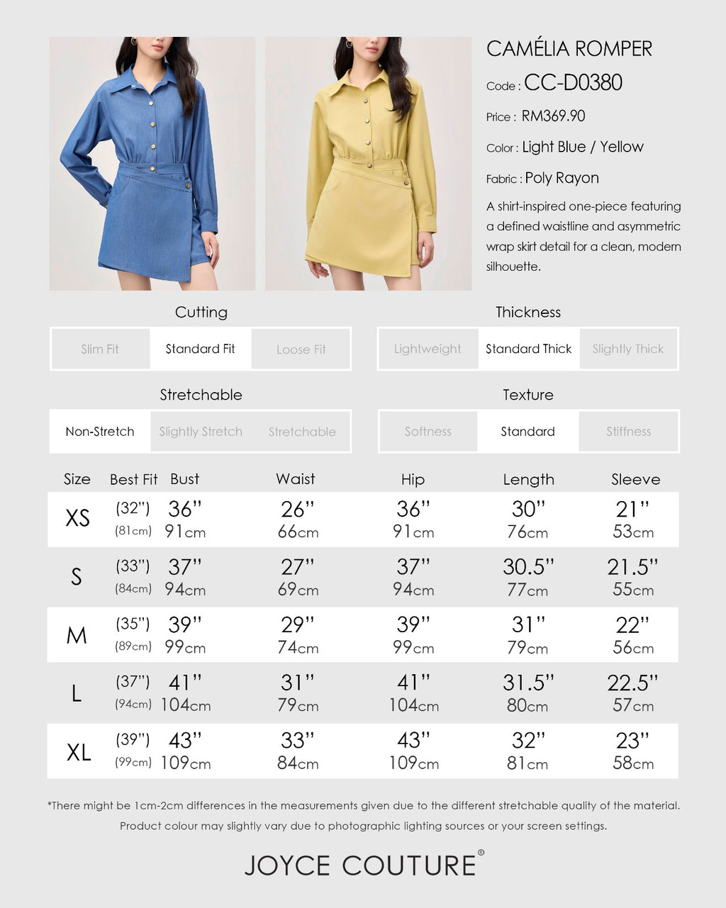 Camélia Romper (Yellow)