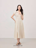 Celinae Dress (Beige)