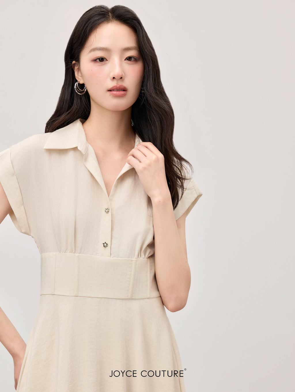 Celinae Dress (Beige)