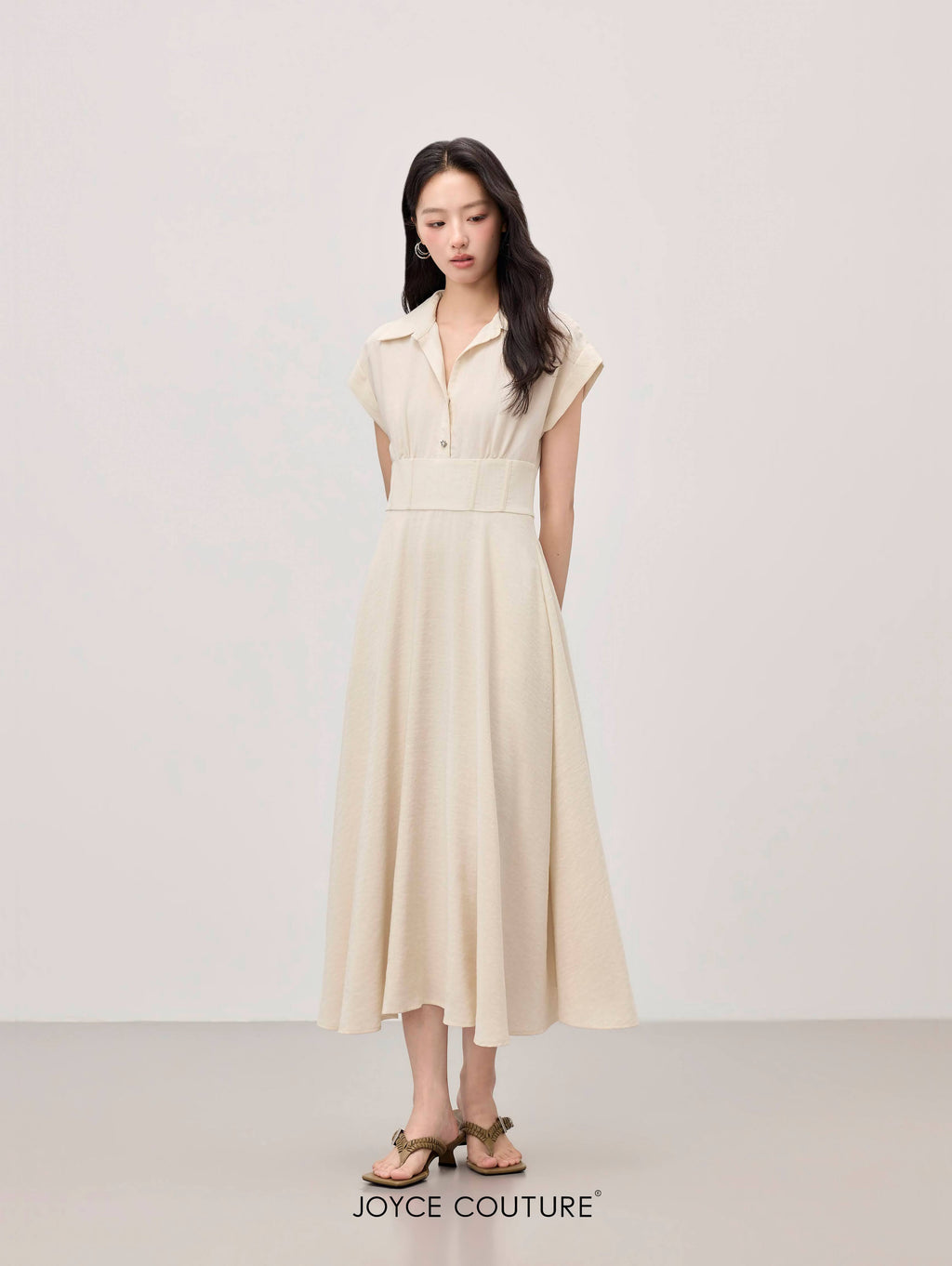 Celinae Dress (Beige)