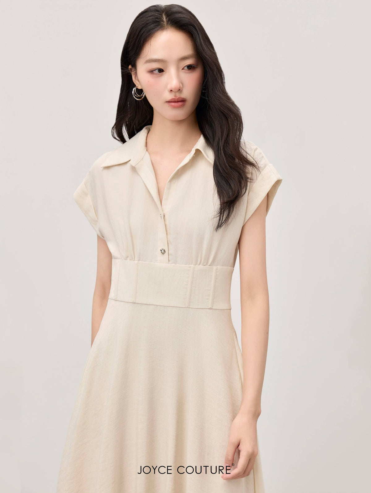Celinae Dress (Beige)