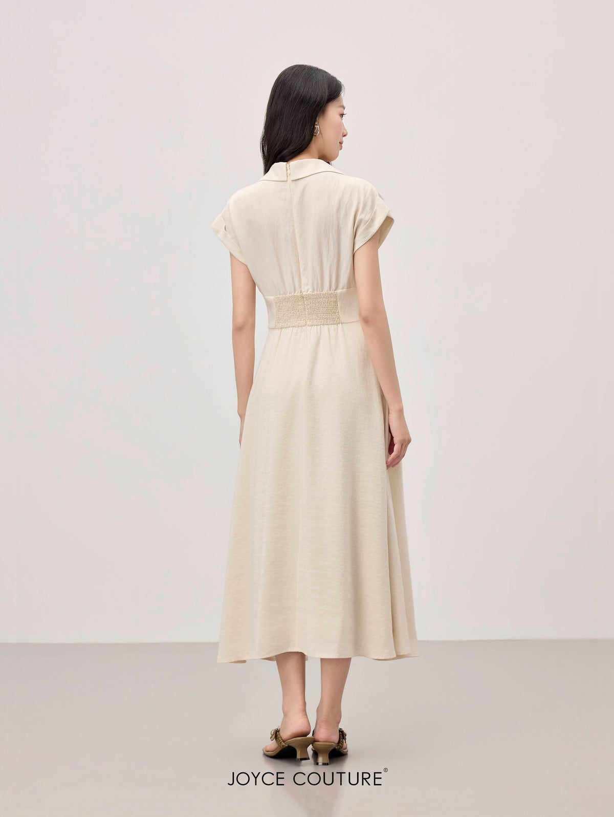 Celinae Dress (Beige)