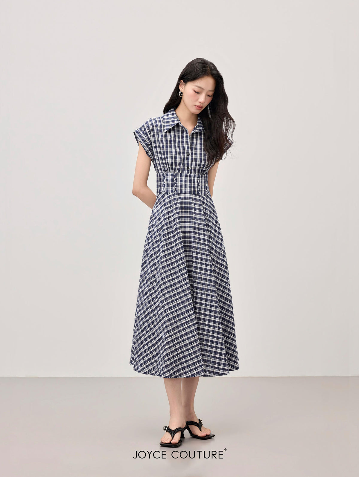 Celinae Dress (Checked)