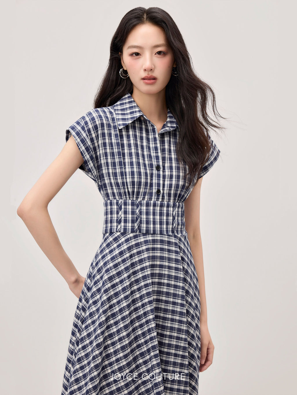 Celinae Dress (Checked)