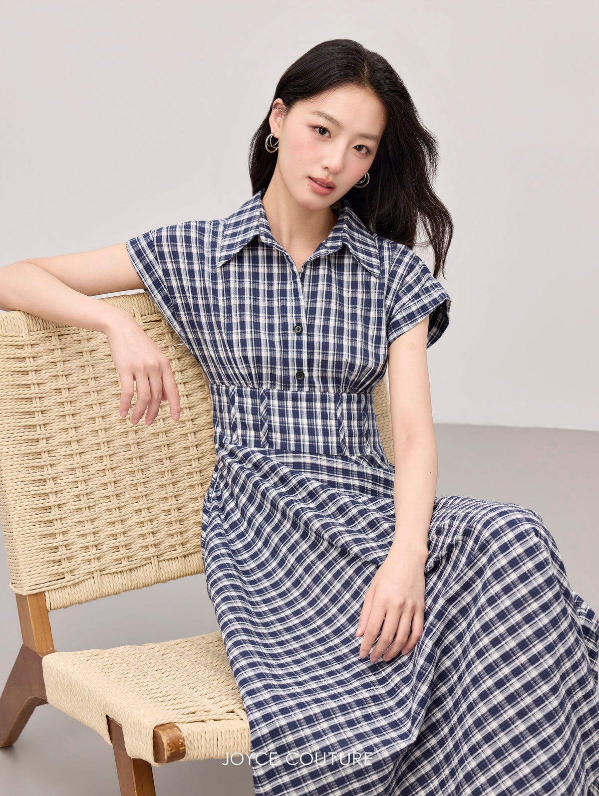 Celinae Dress (Checked)