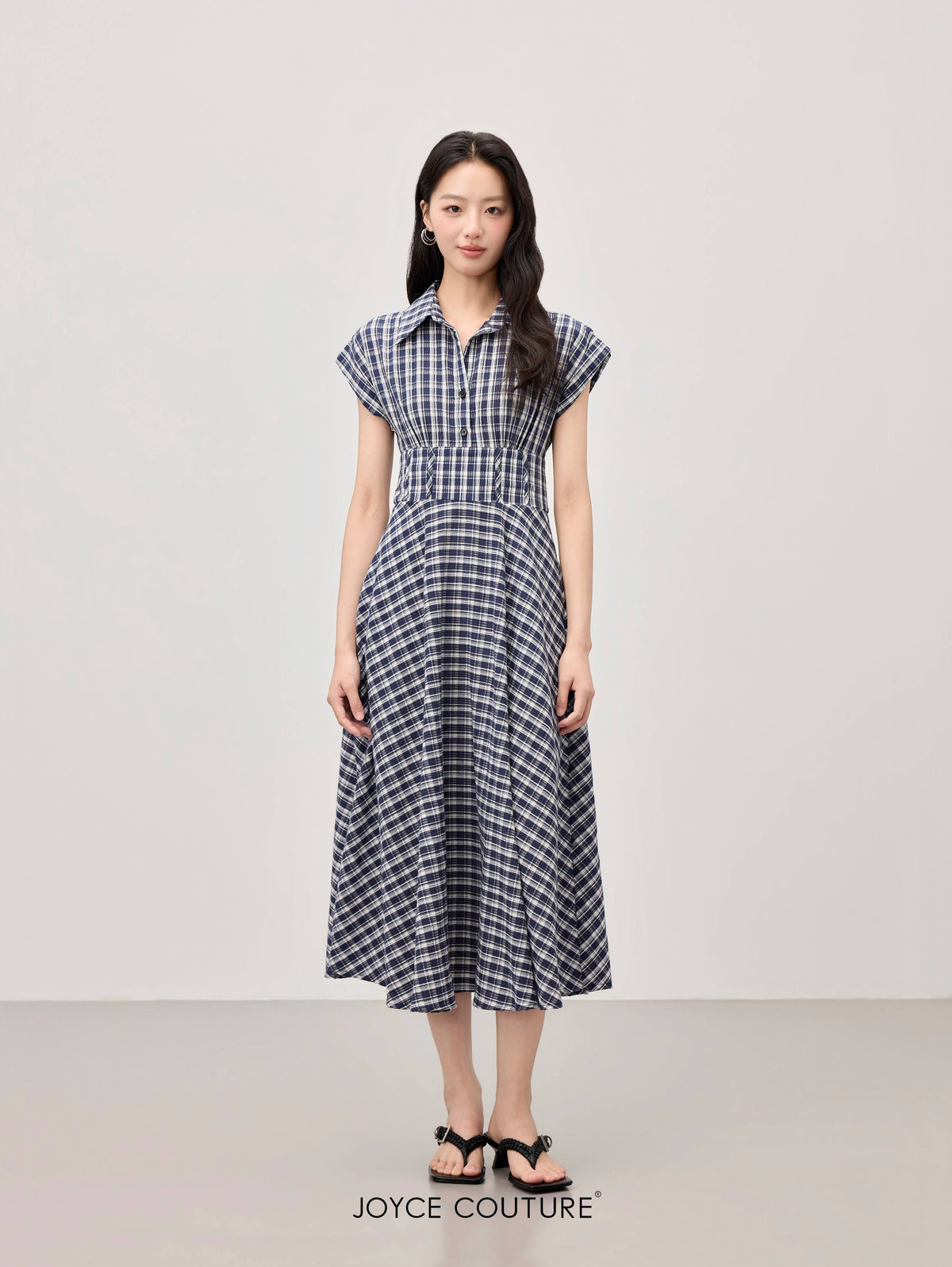 Celinae Dress (Checked)
