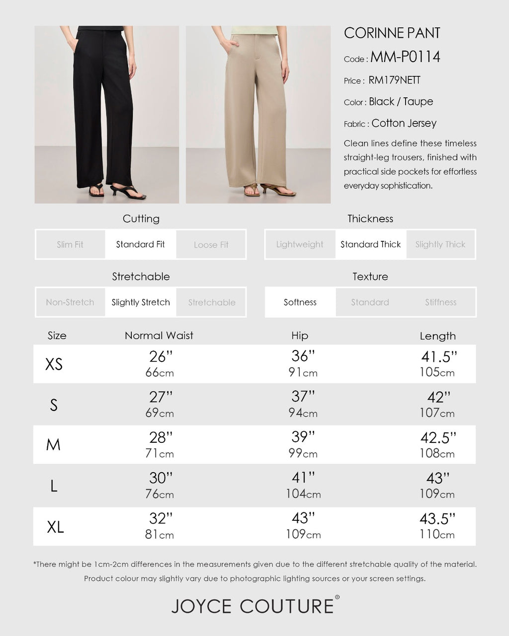 Corinne Pant (Black)
