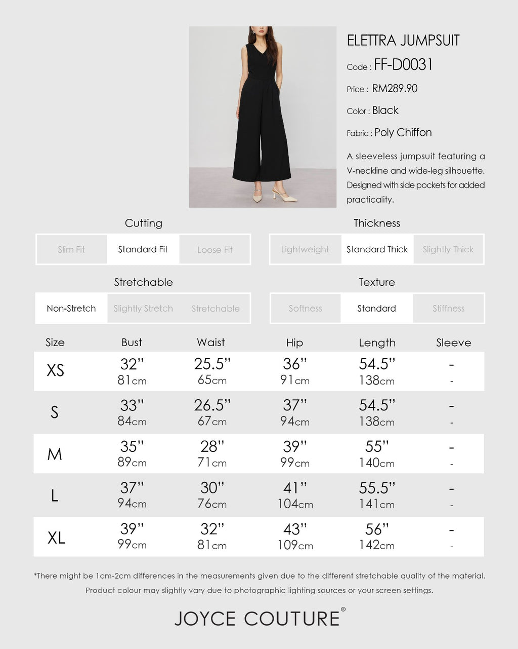 Elettra Jumpsuit (Black)