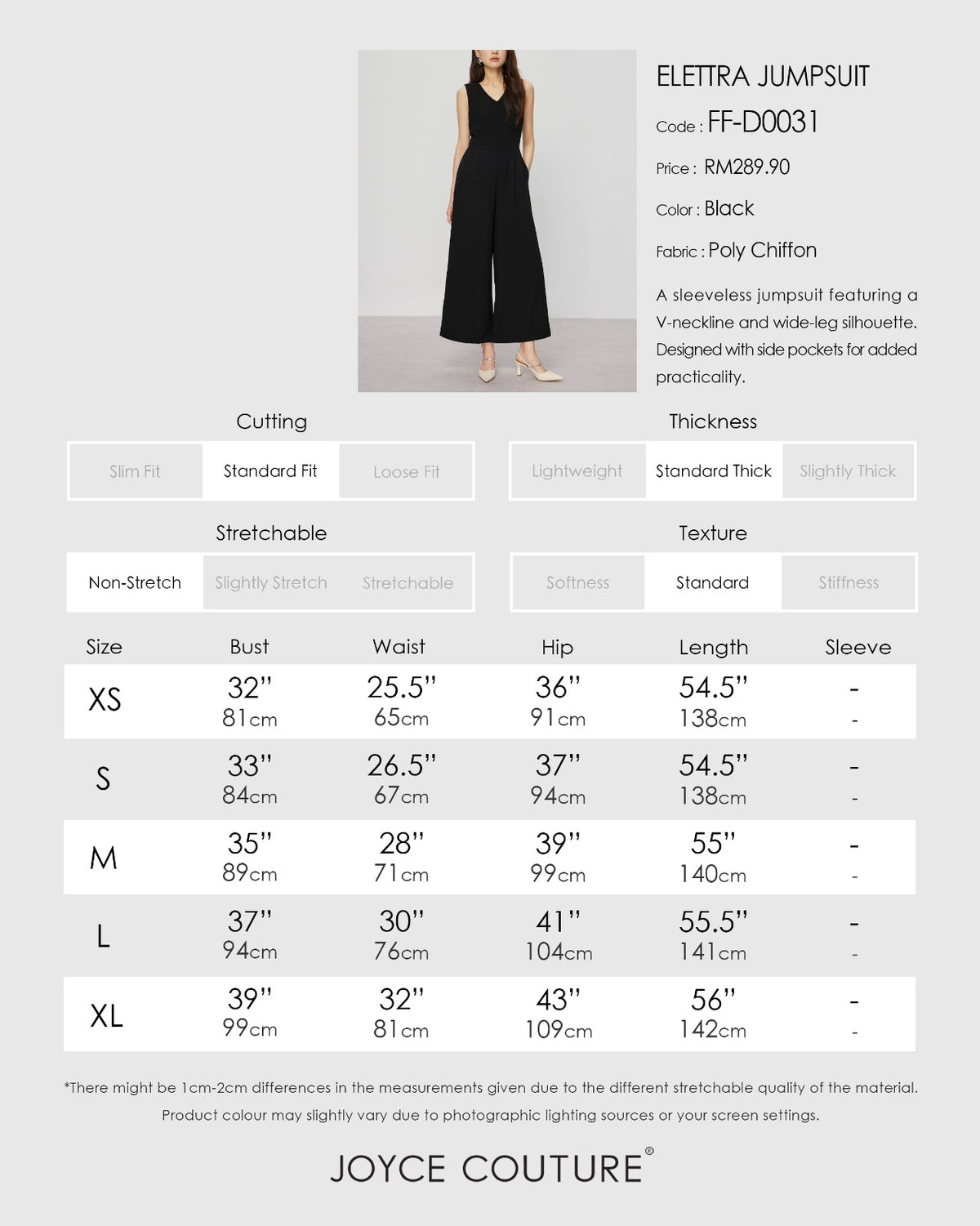 Elettra Jumpsuit (Black)