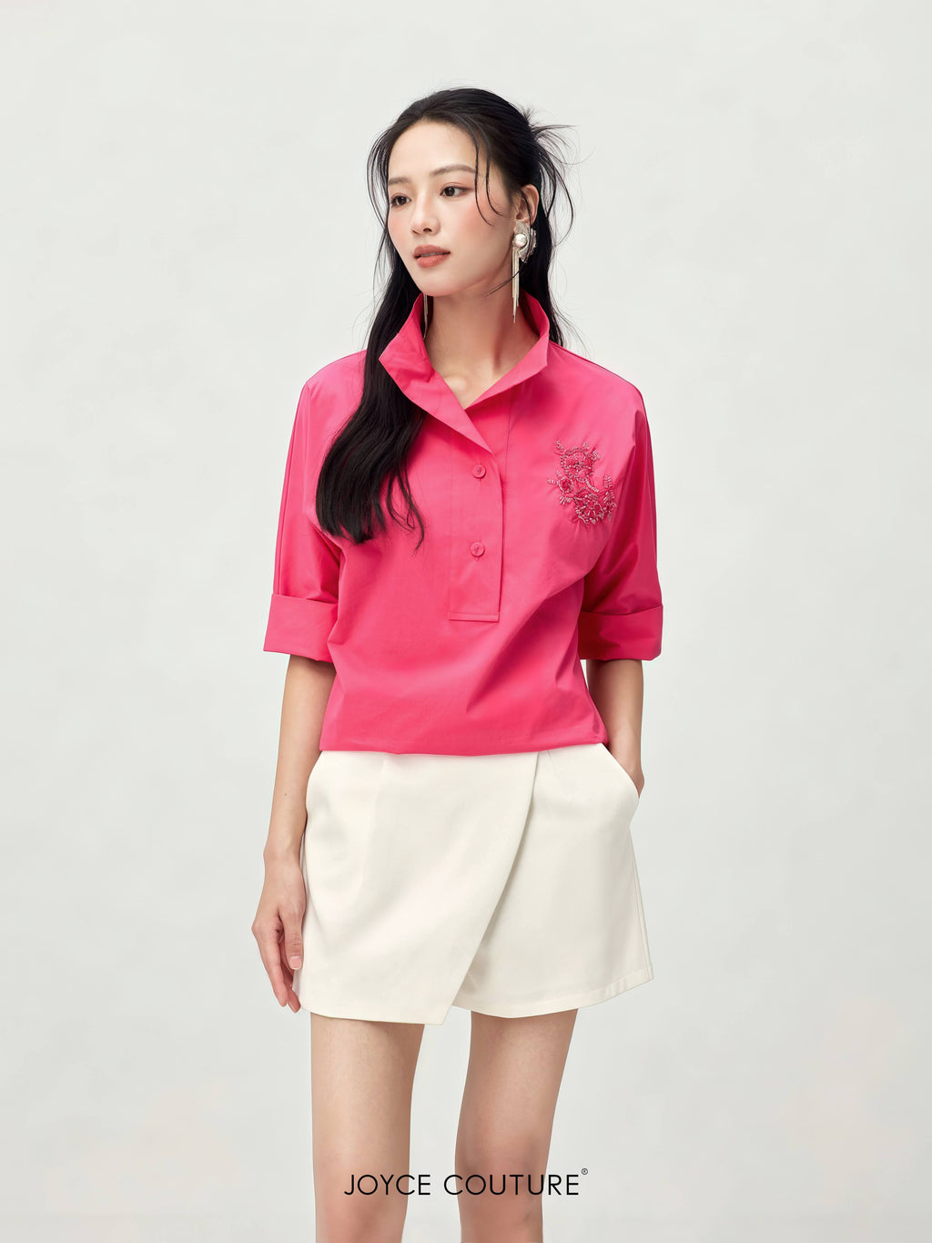 Eliane Shirt (Fuchsia)