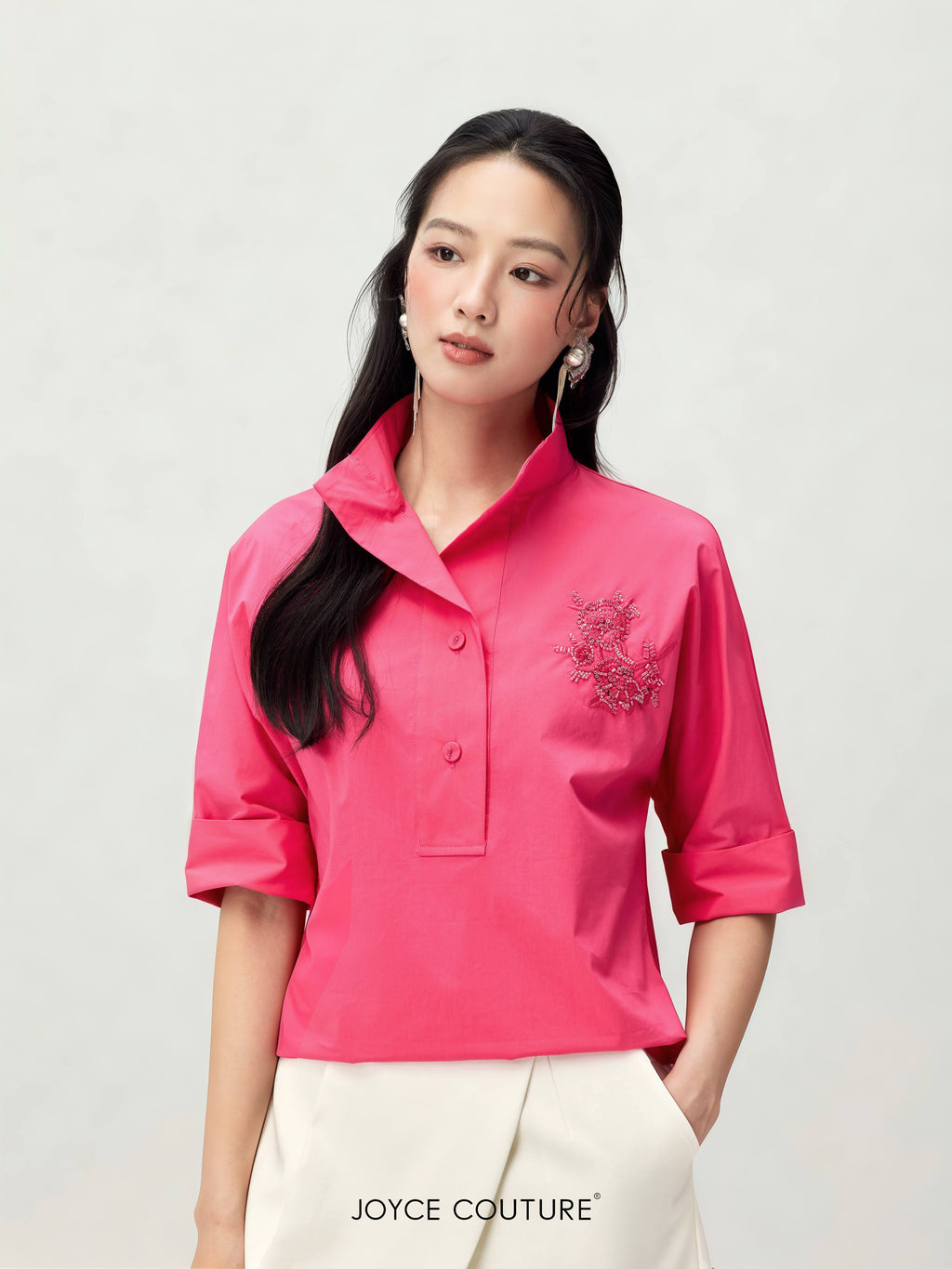 Eliane Shirt (Fuchsia)