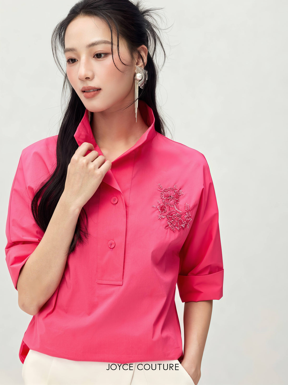 Eliane Shirt (Fuchsia)