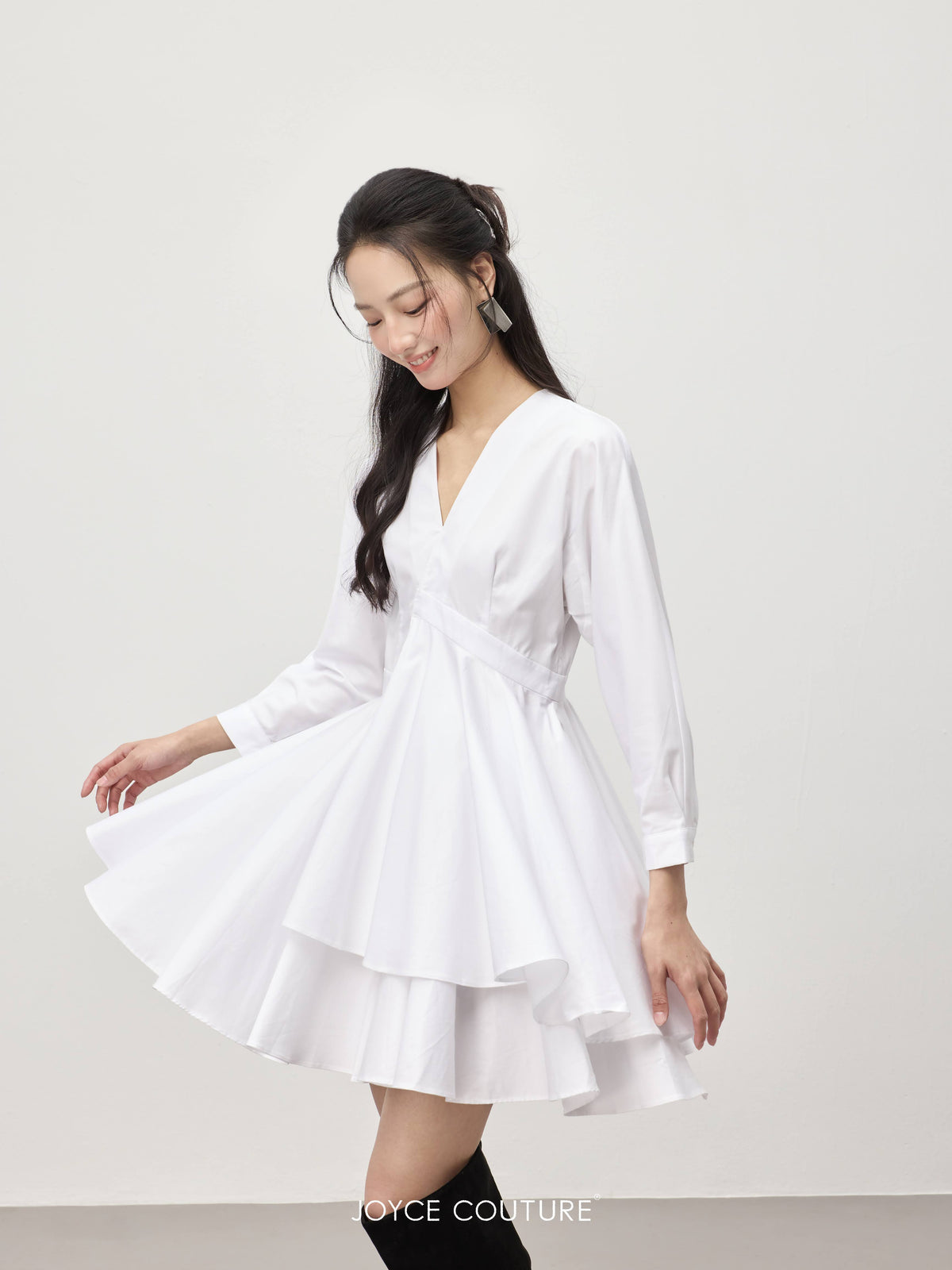 Elisse Dress (White)