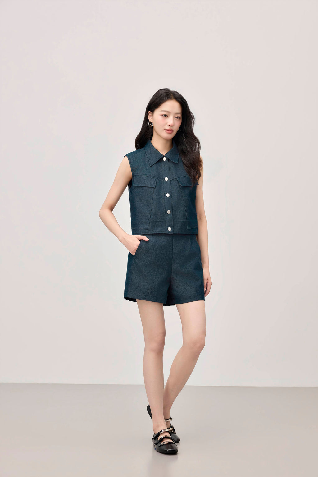 Florentine Short (Blue)