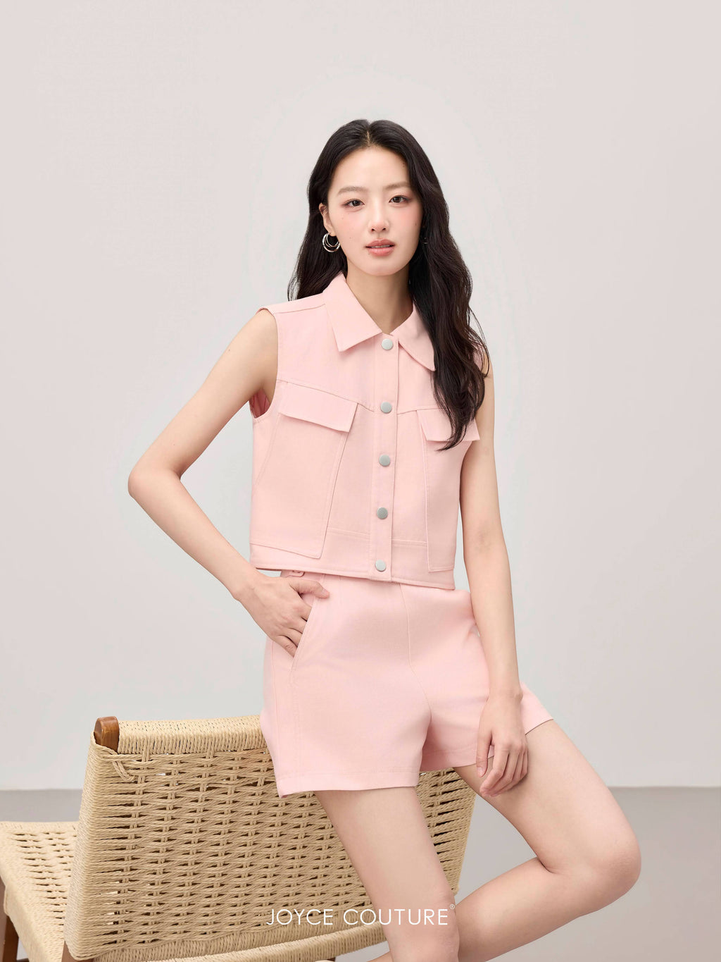 Florentine Short (Light Pink)