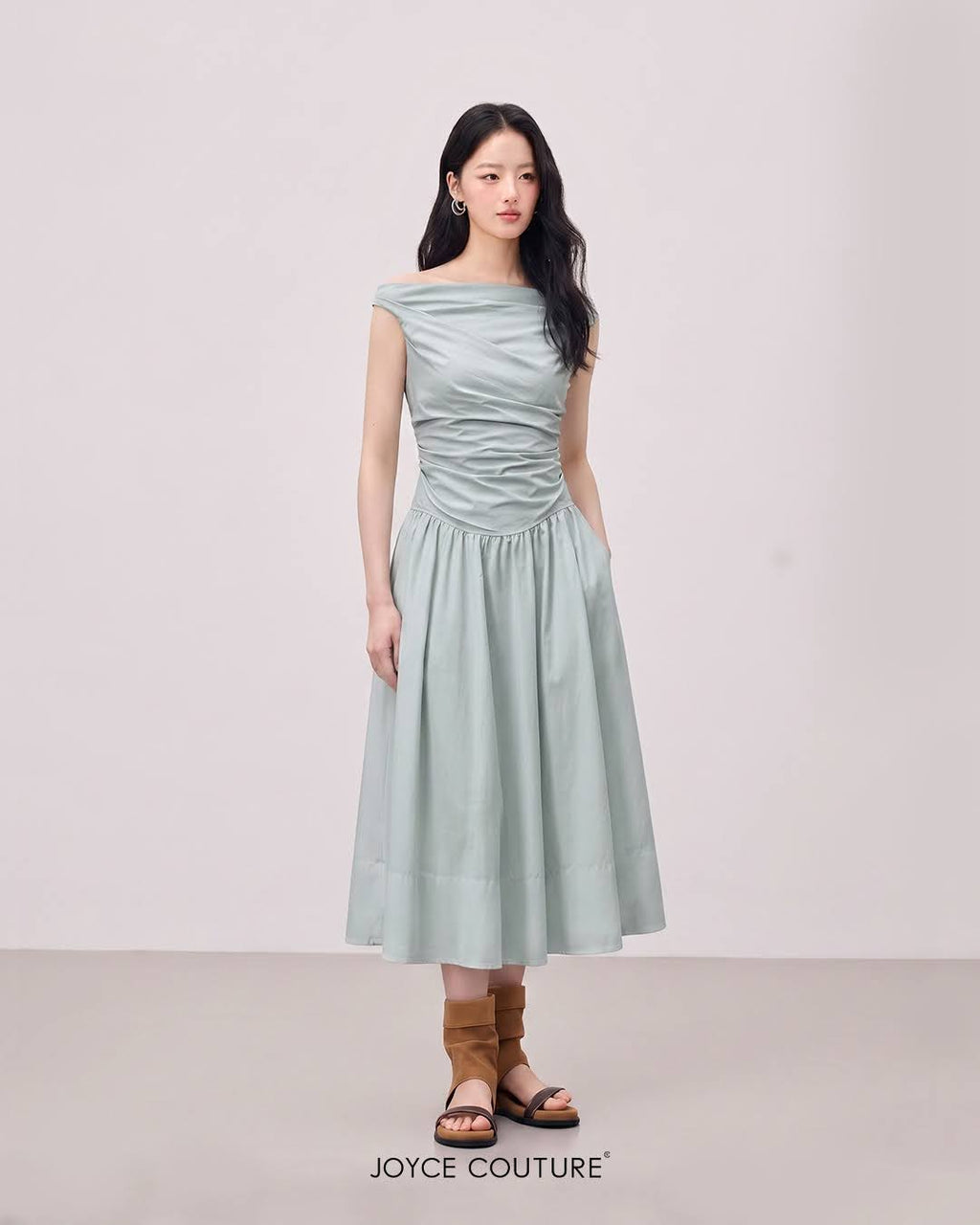 Faustine Dress (Light Green)