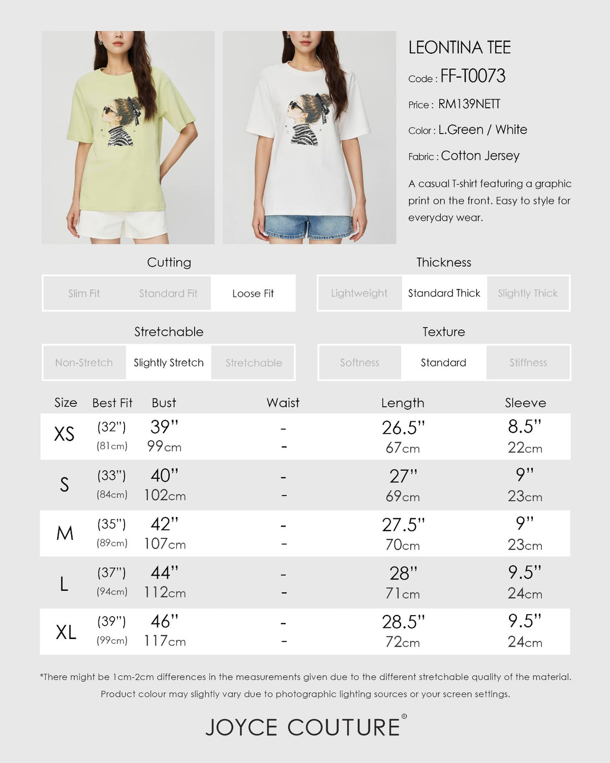 Leontina Tee (White)