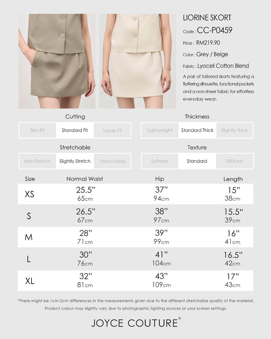 Liorine Skort (Grey)