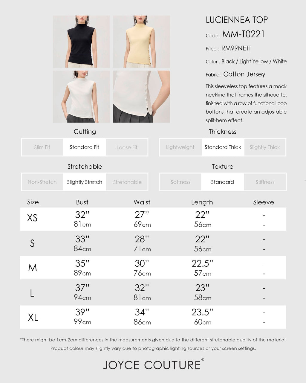 Luciennea Top (Black)
