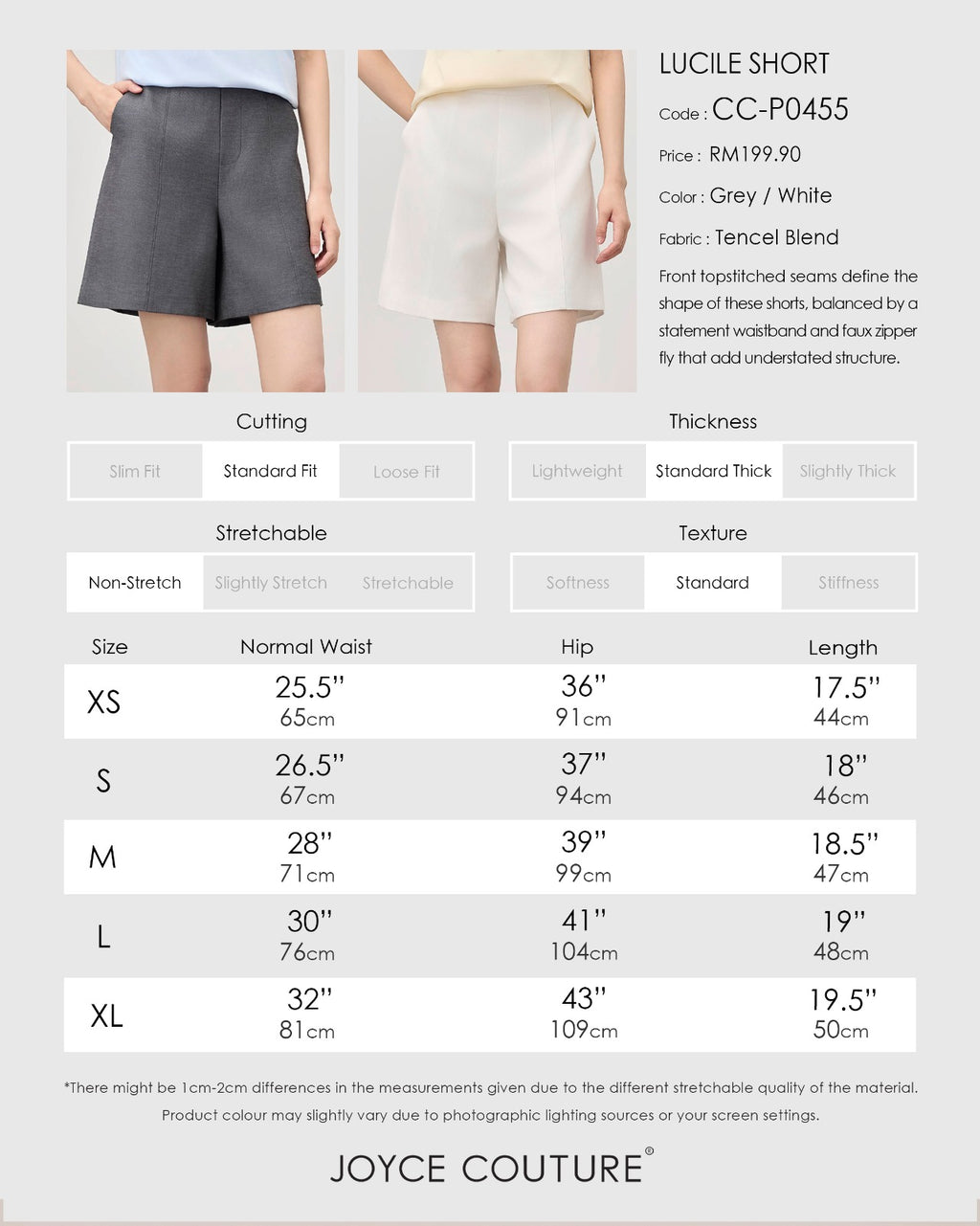 Lucile Short (White)