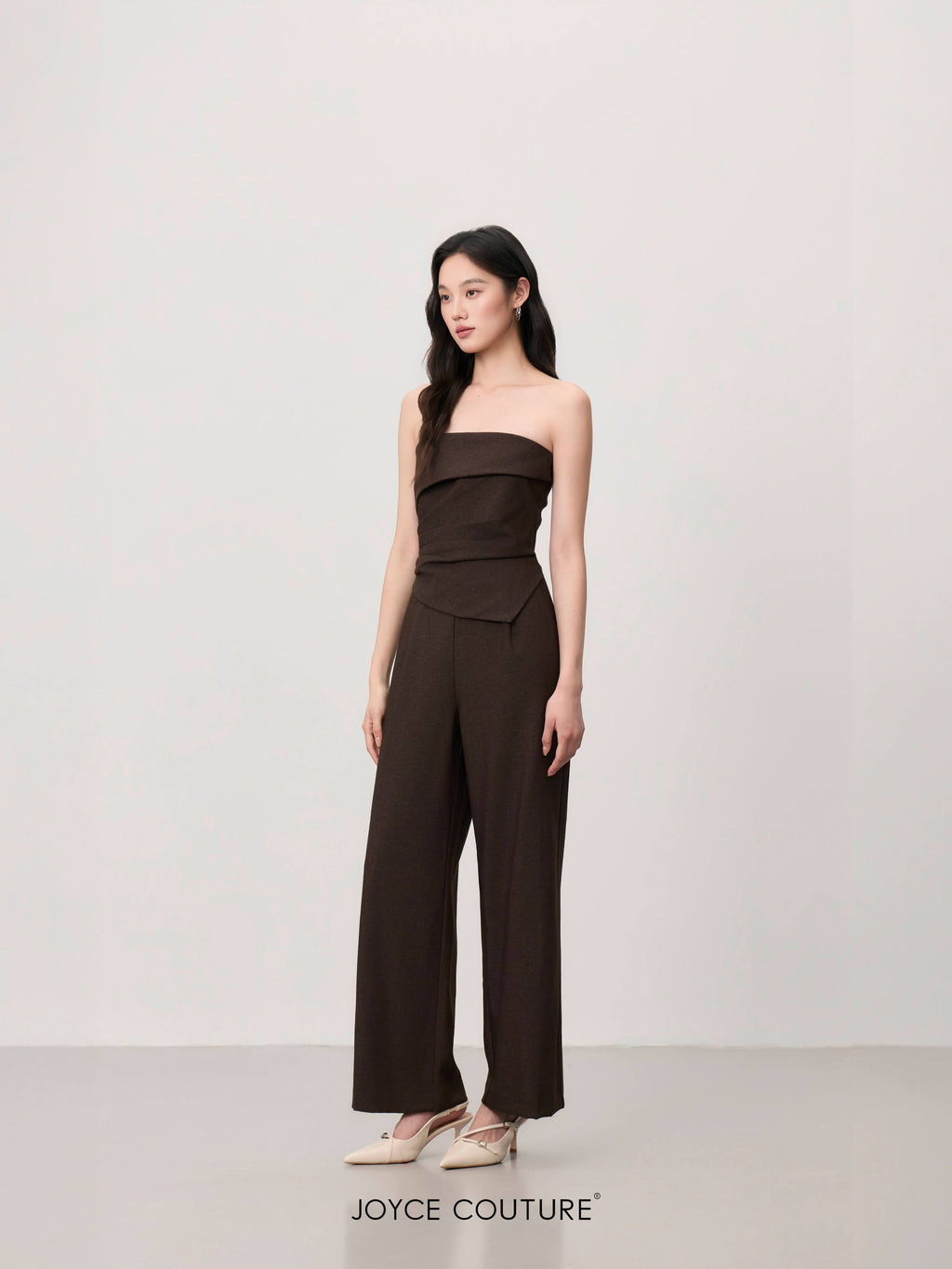 Ludovica Jumpsuit (Coffee)