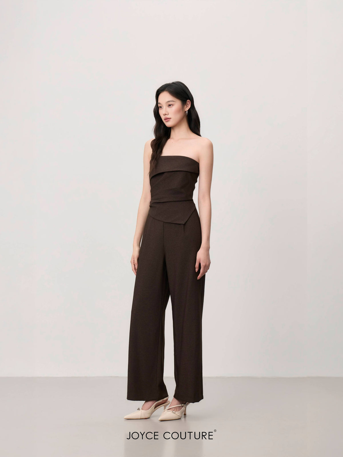 Ludovica Jumpsuit (Coffee)