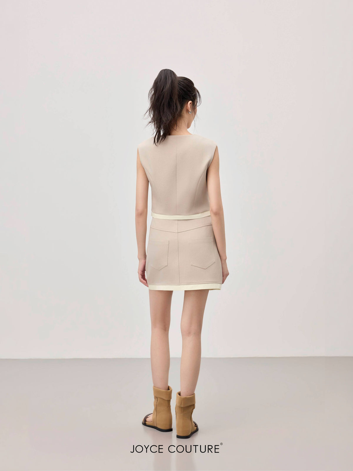 Maelle Skirt (Light Taupe)