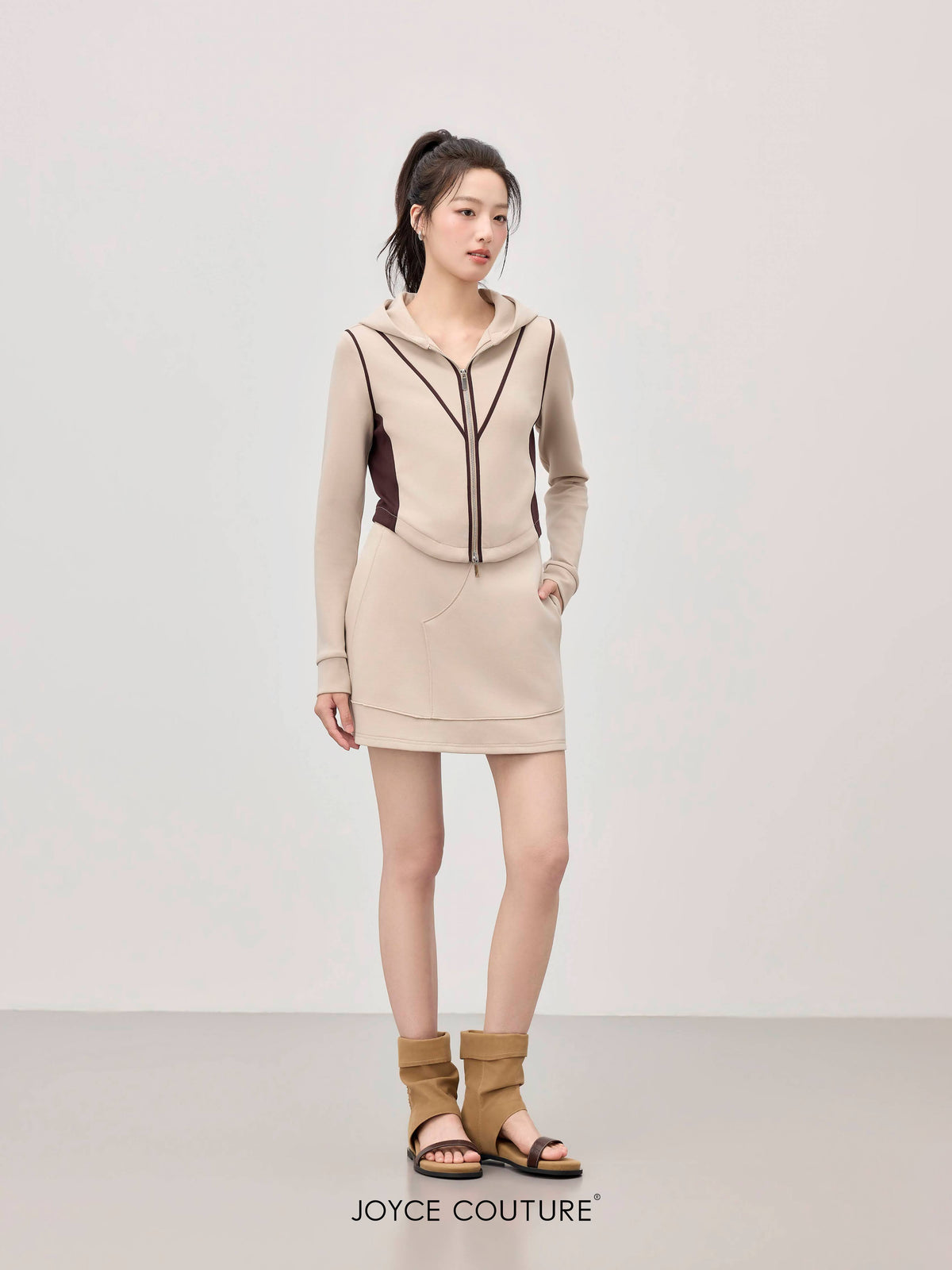 Soline Skirt (Beige)