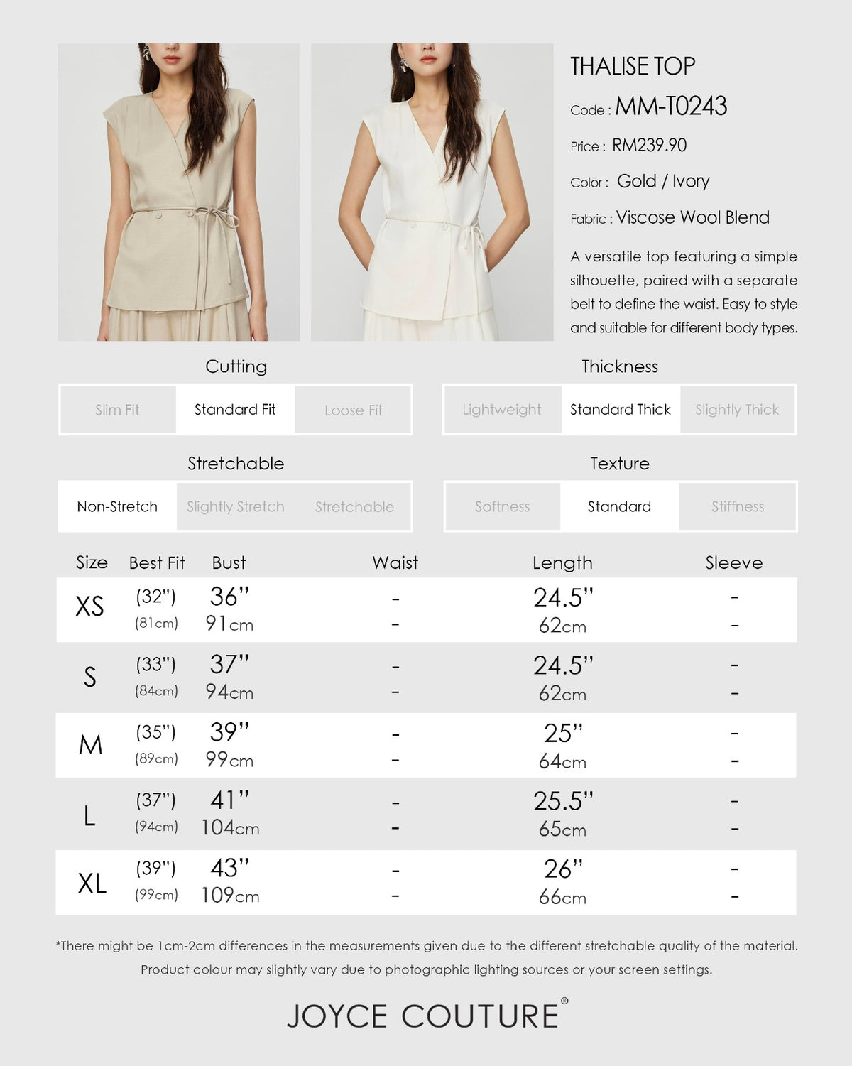 Thalise Top (Gold)