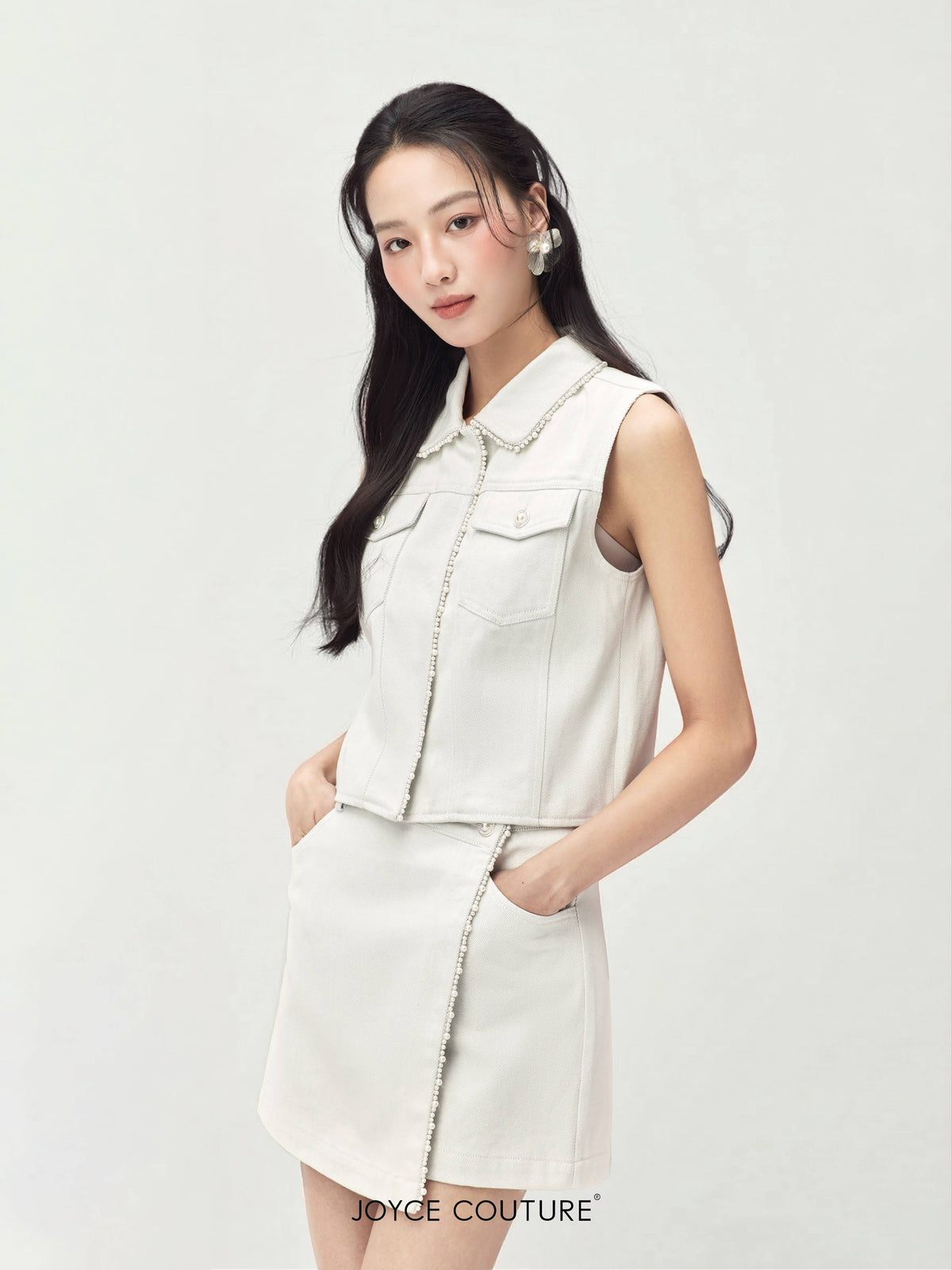 Viverine Skort (Silver Mist)