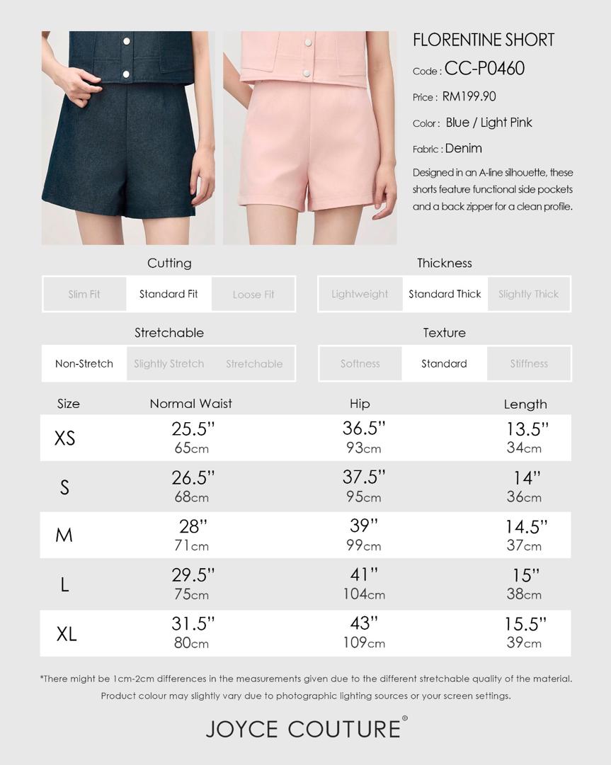 Florentine Short (Blue)
