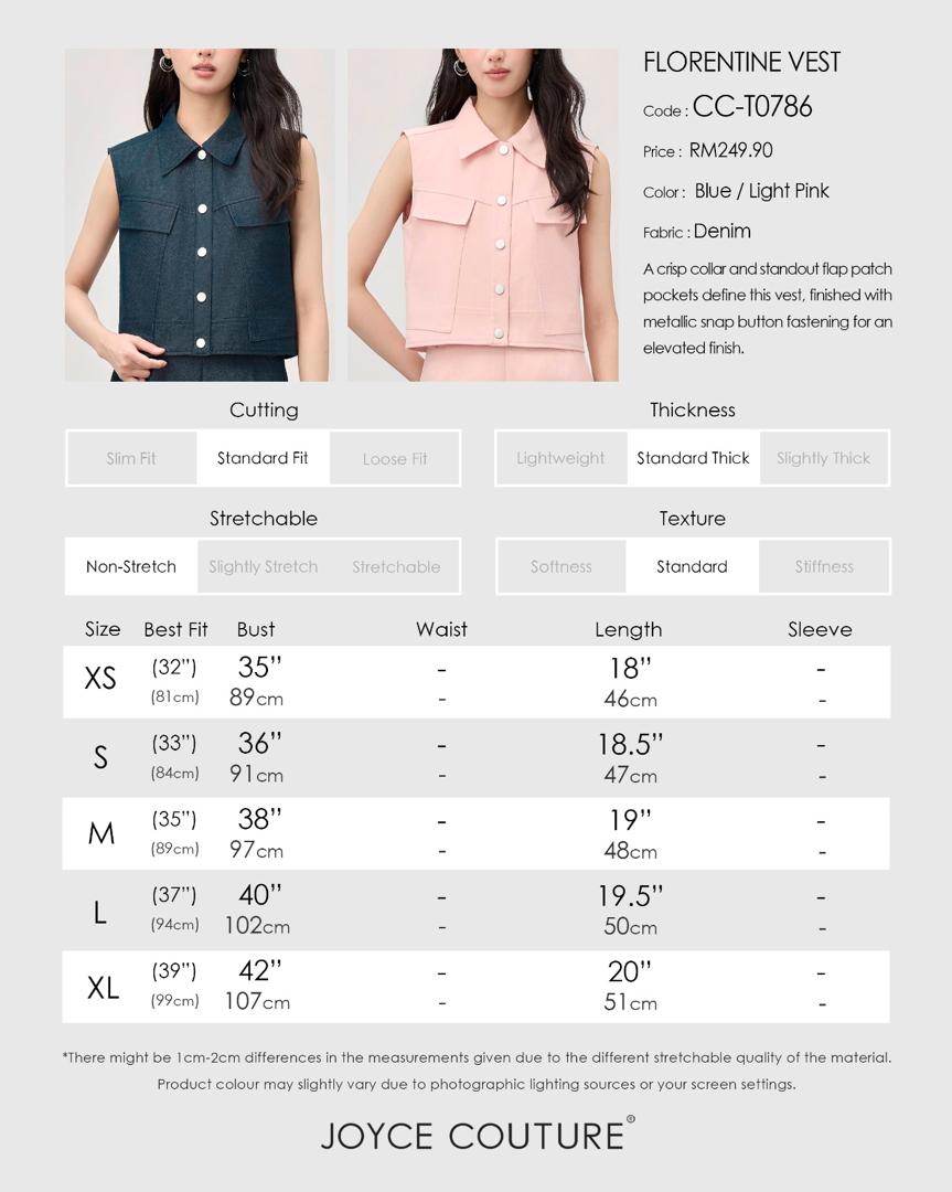 Florentine Vest (Blue)