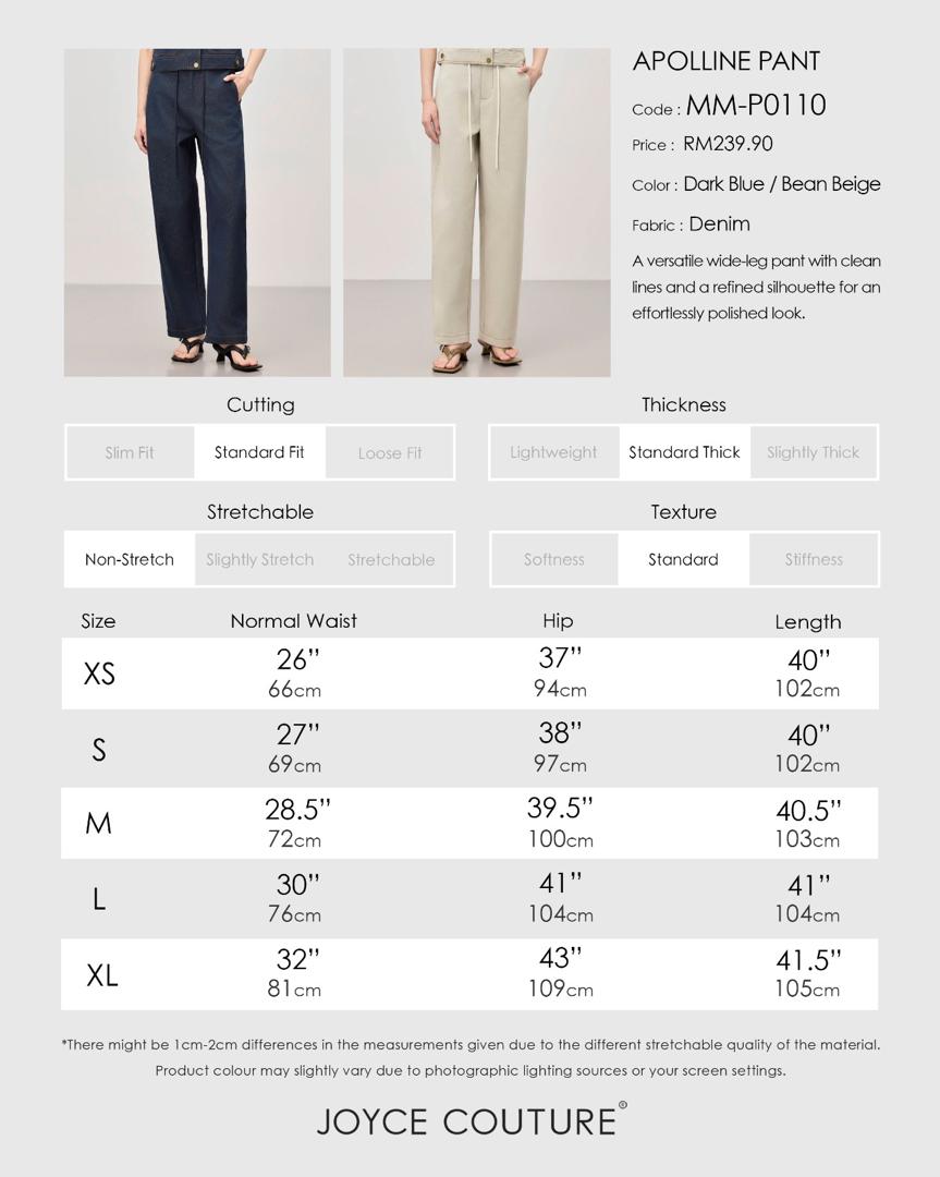 Apolline Pant (Dark Blue)