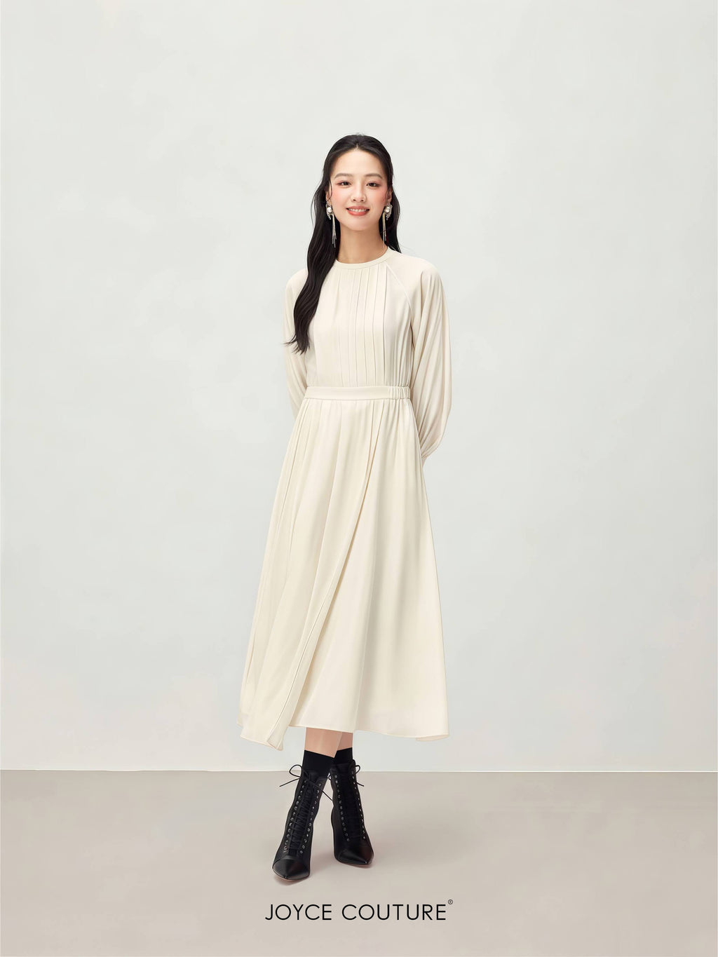 Zarina Dress (Beige)