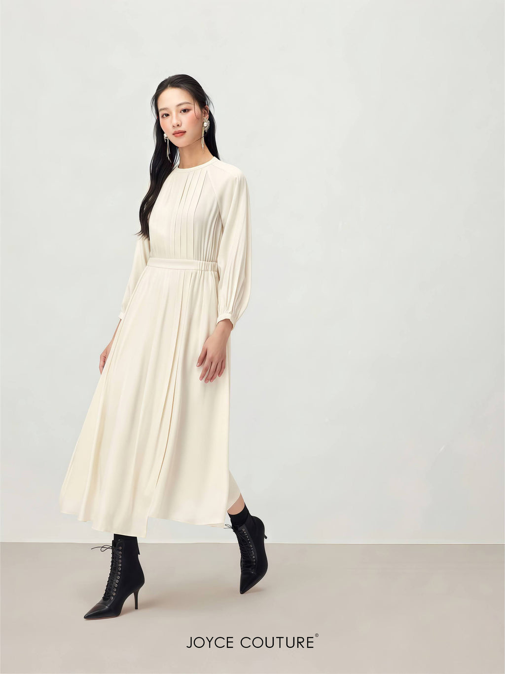 Zarina Dress (Beige)