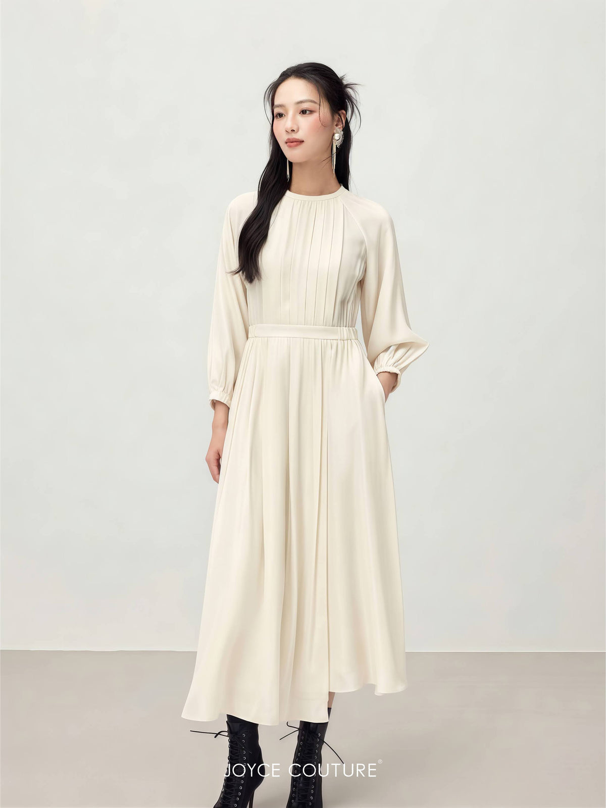Zarina Dress (Beige)