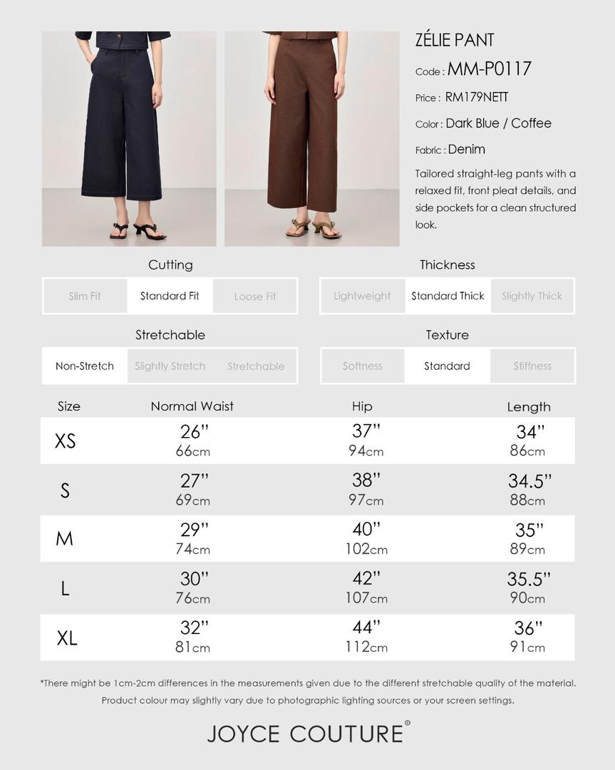 Zelie Pant (Dark Blue)