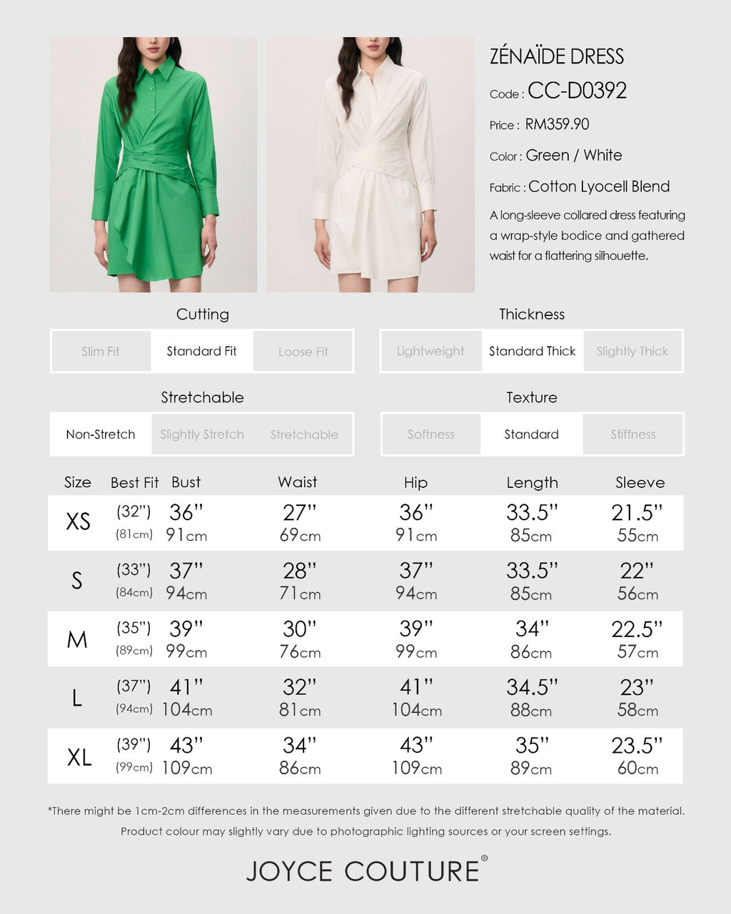 Zenaide Dress (Green)
