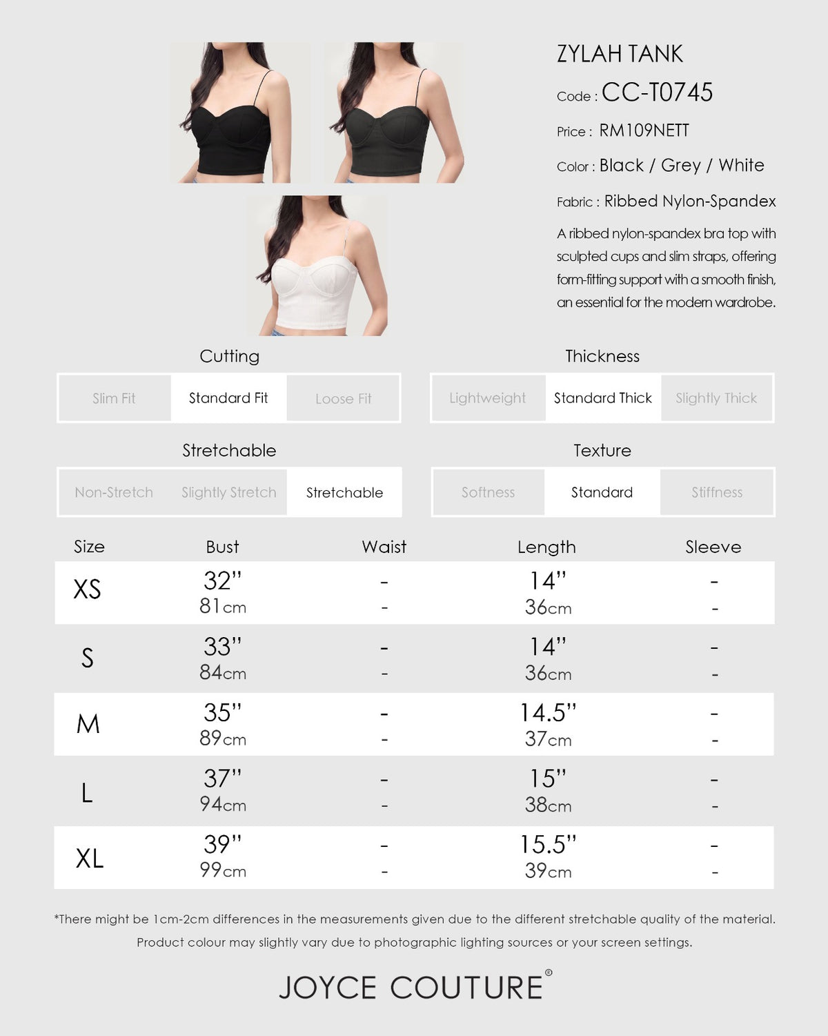 Zylah Tank (Black)